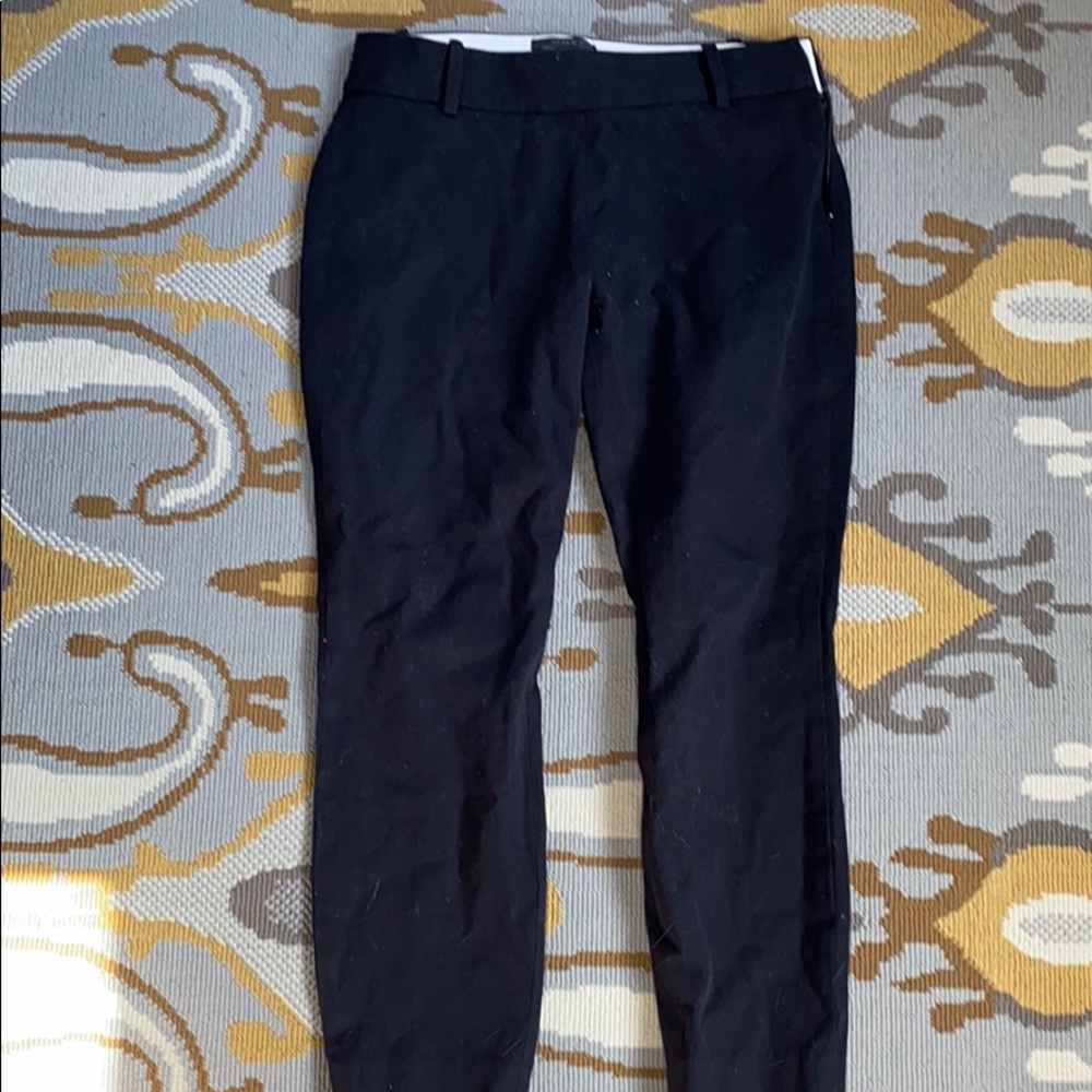 Black stretch side zip Minnie pants